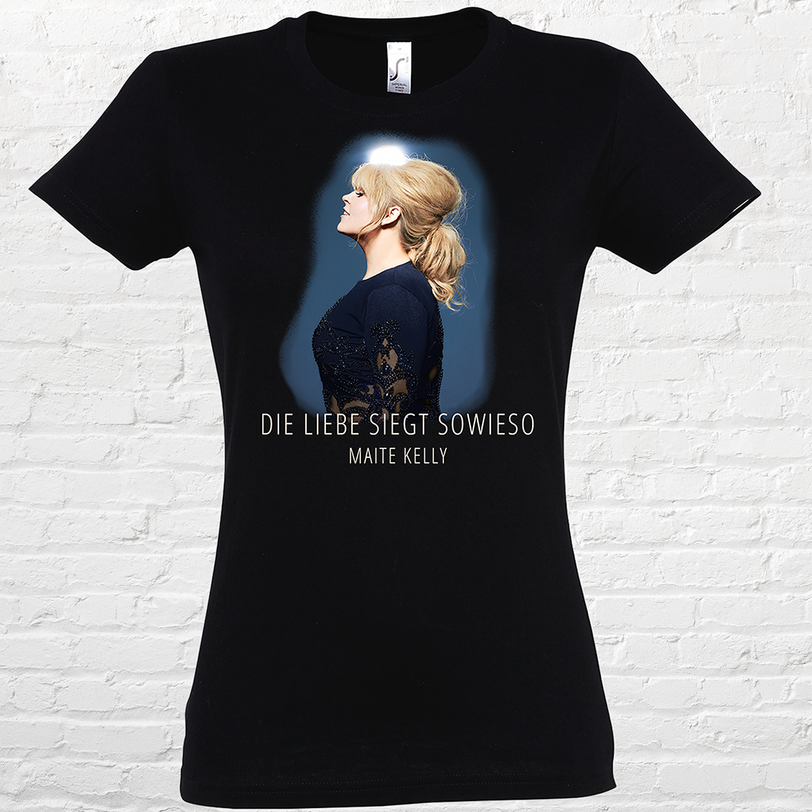 Maite Kelly Damen T-Shirt 'Die Liebe siegt sowieso'